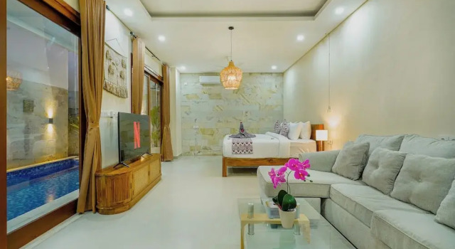 3-bedroom Private pool villa City Sanur, Rezervovat Vila Chaty v Bali, Chalupa