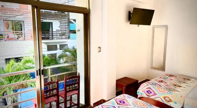 Monolocale doppio con balcone Hotel Mittoz Holbox