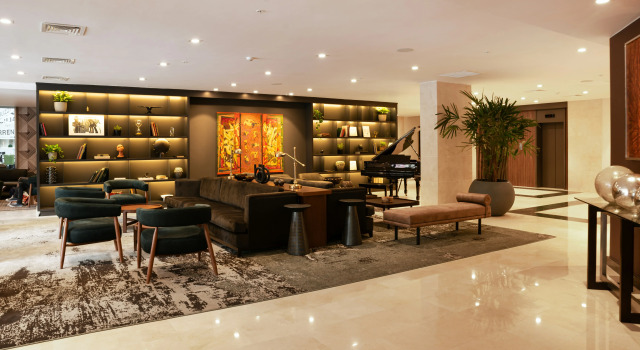 DoubleTree by Hilton Lima Miraflores El Pardo, Buchen Sie Hotel Hotels in Lima mit Pool, in der Nähe von Republica Square, Schwimmbad