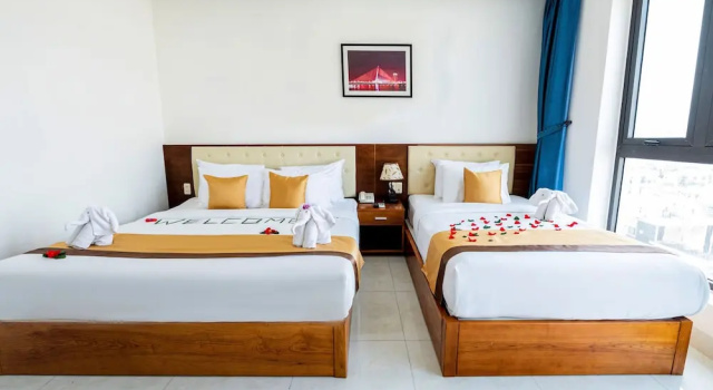 Трёхместный номер Deluxe Toan Thang Hotel