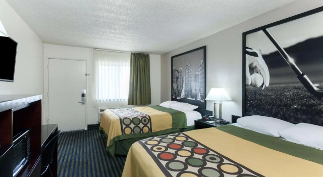Двухместный номер Deluxe Super 8 by Wyndham San Diego Hotel Circle