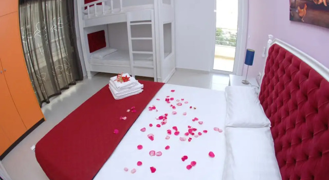 Apartment 1 Schlafzimmer mit Balkon Wave Apartments Sarande