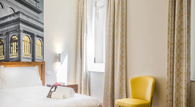 Двухместный номер с красивым видом из окна B&B Hotel Palermo Quattro Canti