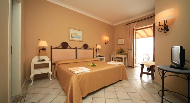 Двухместный номер Superior с видом на море Hotel Villa Enrica - Aeolian Charme