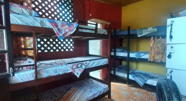 Кровать в общем номере (женский номер) Chalés Recanto da Aldeia