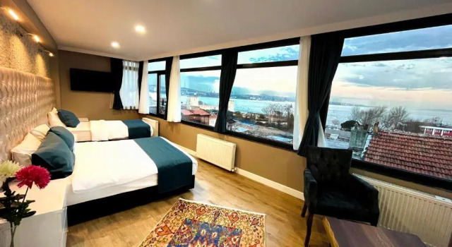 Трёхместный номер Deluxe с видом на море Cape Palace Hotel