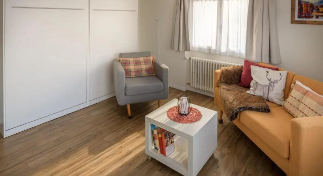 Апартаменты c 1 комнатой с балконом Chalet Soldanella
