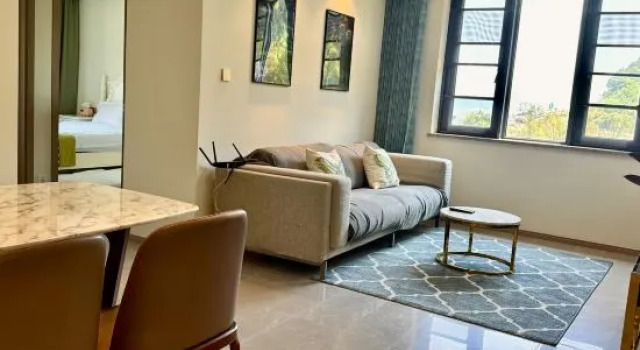 Люкс с 2 комнатами с красивым видом из окна Xiangshan Baishawan Beach Kaboo&Milla Seaview Homestay