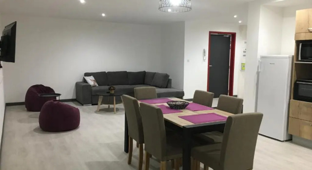 Апартаменты Appart Le Cerf 4 étoiles 74m2