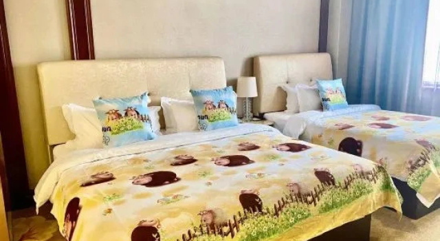 Двухместный семейный люкс c 1 комнатой HaMi New Century Hotel