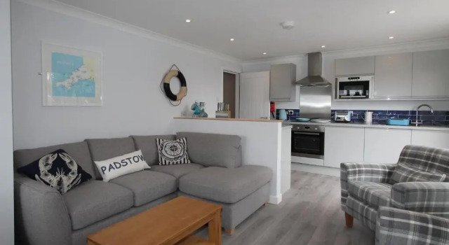 Apartament 3 camere cu vedere la mare Mawgan Porth Apartments