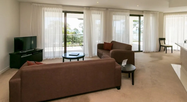 Семейные апартаменты с 2 комнатами с видом на океан Grand Mercure Allegra Hervey Bay