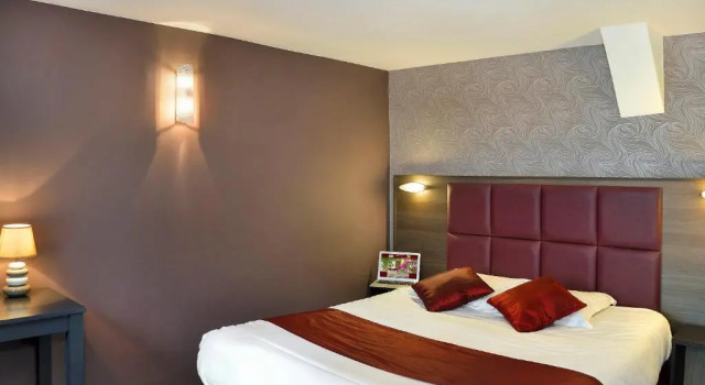 Номер Deluxe Logis Hotel Spa Restaurant Au Site Normand