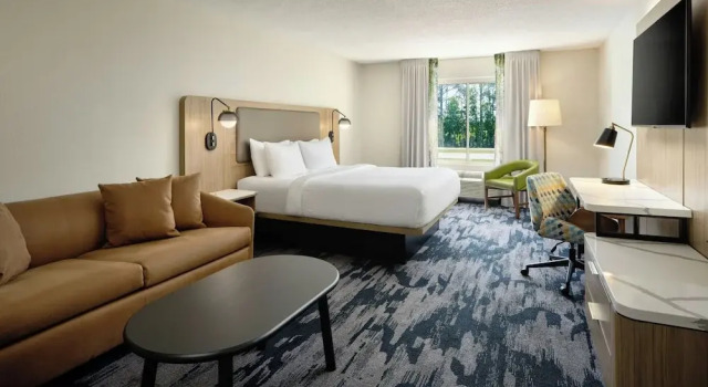 Двухместная студия Fairfield Inn Suites Brunswick