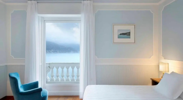 Двухместный номер Deluxe с балконом и с видом на море Grand Hotel Miramare