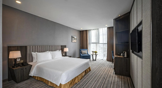 Двухместный номер Deluxe Muong Thanh Luxury Saigon Hotel