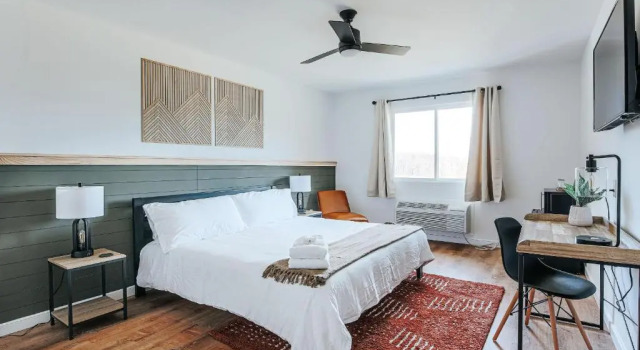 Standard huone vuoristomaisema Grey Pine Lodge