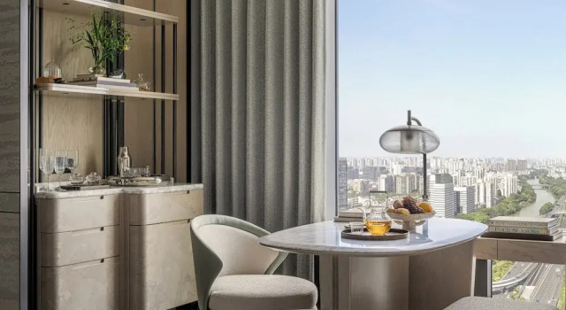 Двухместный номер Deluxe с видом на канал Four Seasons Hotel Hangzhou at Hangzhou Centre