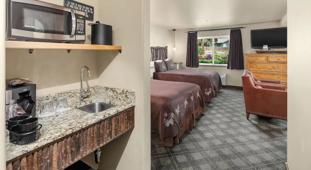 Семейный номер Superior с видом на горы Bavarian Lodge