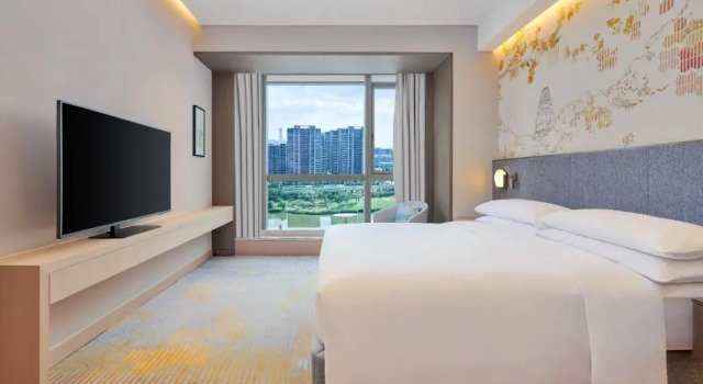 Двухместный люкс Deluxe Hilton Garden Inn Suzhou Wuzhong