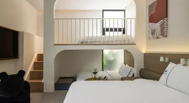 Люкс Deluxe Qingzhuli · Miwan Courtyard Pool Resort Homestay (Xidao Branch)