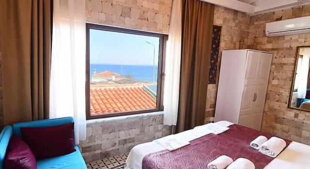 Двухместный номер Deluxe с видом на море Mylos Otel