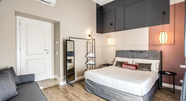 Трёхместный номер Standard с красивым видом из окна Trevispagna Charme B&B