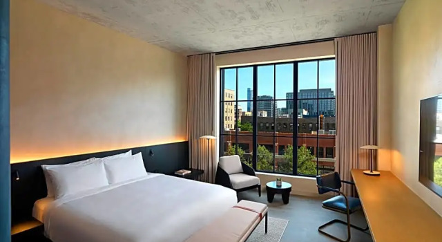Двухместный номер Deluxe с видом на город Nobu Hotel Chicago