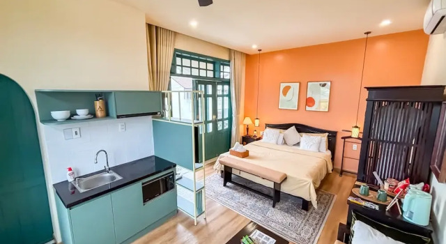Двухместный люкс Deluxe с видом на реку Alsahar Hoi An Boutique Villa
