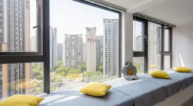 Люкс Deluxe с 3 комнатами Yunshuiju Hotel Apartment (East Railway Station Universal Hui Branch)