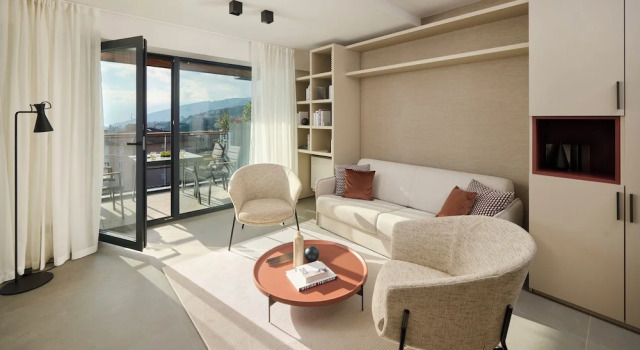 Апартаменты с балконом и с видом на море Aminess Younique Vollo Hotel Residences