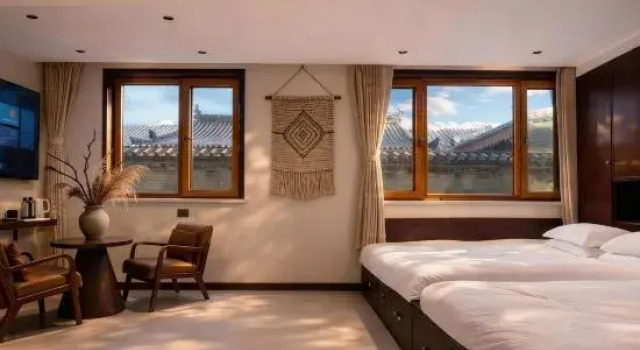 Люкс Zhifou Fengya Ancient City Courtyard Detached Villa (Datong Ancient City Huayan Temple)