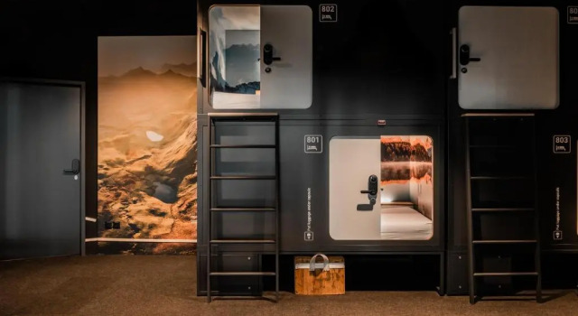Женская Капсула (без окна) Capsule Hotel - Zurich Airport