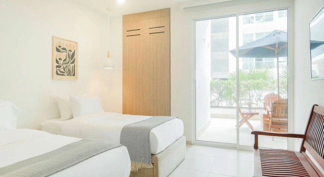 w Deluxe 2BR w Terrace A C in Morros