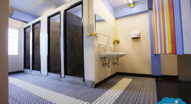 Кровать в общем номере FUN-D Hostel Chiang rai