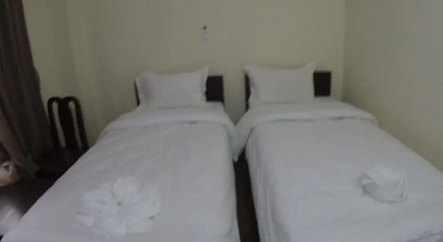 Кровать в общем номере Bodhi Tree Hostel