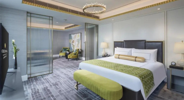 Двухместный люкс c 1 комнатой InterContinental Hotels Shanghai JingAn Ser Apt.by IHG