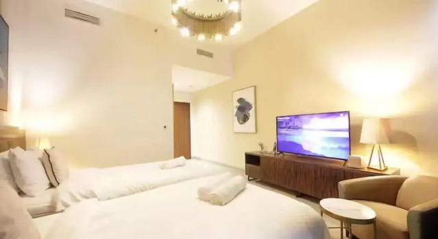 3BHK Sea View Near Palm Jumeirah Avani, Забронировать Апарт-отель Пальма Джумейра , рядом с Jumeirah Palm Tram Station