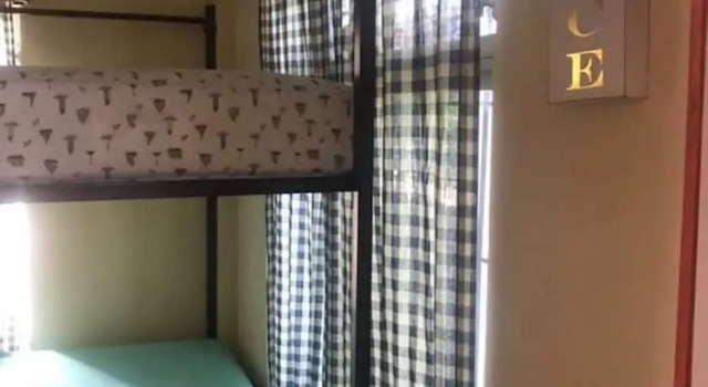 Кровать в общем номере La Terraza Hostel