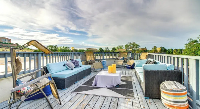 Коттедж Deck, Putting Green & Views: Albuquerque Oasis