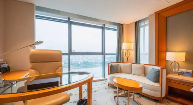 Номер Business с видом на реку Yiwu Shangcheng Hotel