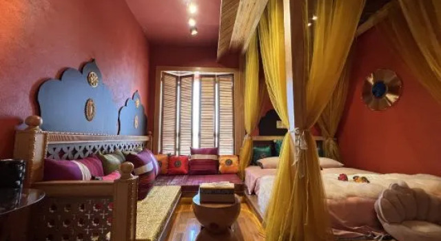 Двухместный люкс Deluxe Artistic serendipity house on Dianchi Lake