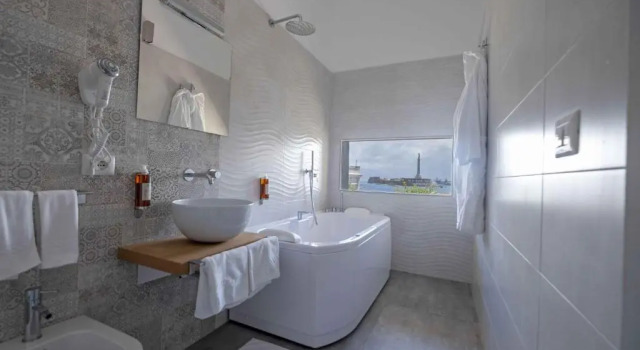 Standard Doppel Zimmer mit Balkon und mit Meerblick Miti Dello Stretto B&B