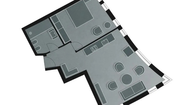 Апартаменты c 1 комнатой Bettstadt Apartments
