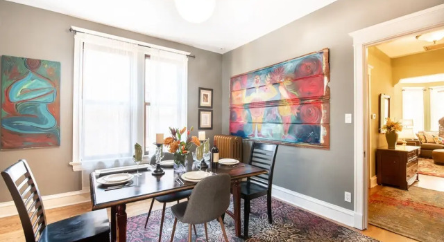 Апартаменты Classic с 2 комнатами с видом на сад Chicago Guest House on Newport Avenue