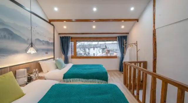 Семейный люкс Дуплекс qinyue inn