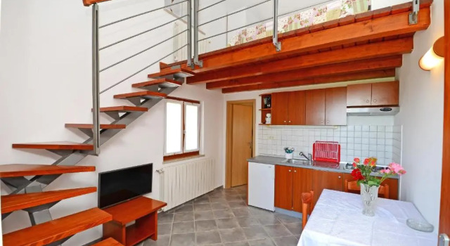 Студия с красивым видом из окна Apartments Mira