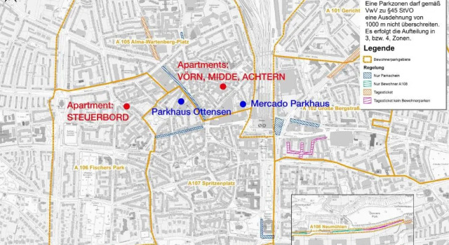 Апартаменты Дуплекс Urban Stay Hamburg - Apartments "BACKBORD "STEUERBORD Mit Sauna"