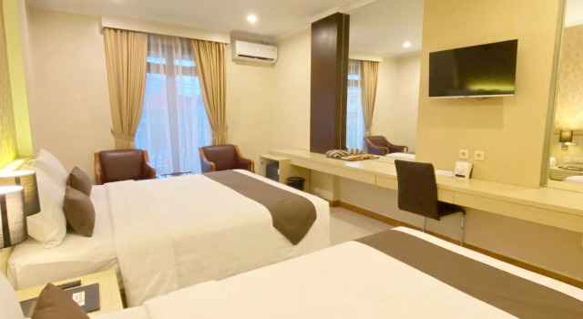 Superior Familie Zimmer mit Balkon und mit Blick The Amrani Syariah Hotel