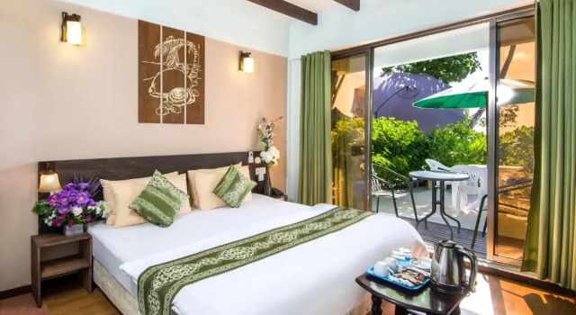Двухместный номер с видом на сад Salt Beach Hotel